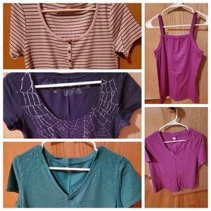 Women's shirts Large (5 total)